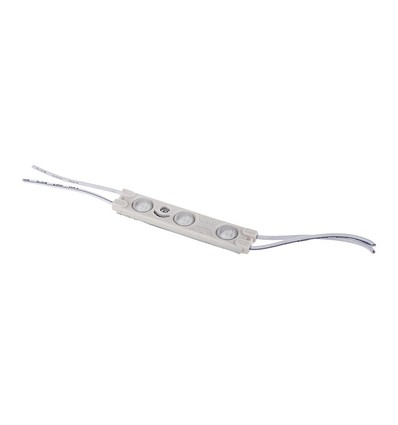 3 LED Modul, 1W, Rot - IP67 wasserdicht, 12V, 2835 SMD, selbstklebende Rückseite