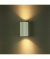 GU10 Wandleuchte mit Up/Down Licht - IP44 Außenbereich, weiß, Aluminium, ohne Leuchtmittel