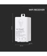 WiFi Empfänger für Funkschalter, 1000W - Smart Home, kompatibel mit Alexa/Google Home, IP20 Innenbereich