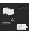 WiFi Empfänger für Funkschalter, 1000W - Smart Home, kompatibel mit Alexa/Google Home, IP20 Innenbereich