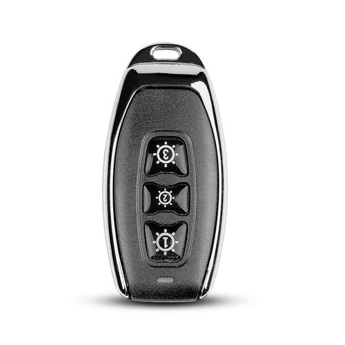 Funk-Wandschalter 3-fach, schwarz - IP54, 3V, Reichweite bis zu 160m, für V-TAC Smart Light / RF Empfänger