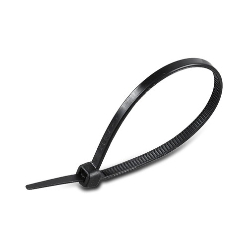 Kabelbinder 10 cm, 100 Stück - Breite 2,5 mm schwarz