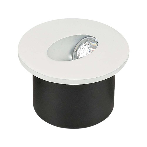 3W Ø7,5cm runder LED Einbaustrahler für Treppen - 270lm, 4000K, weiß, Lochausschnitt: Ø6,2 cm
