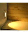 3W Ø7,5cm runder LED Einbaustrahler für Treppen - 270lm, 4000K, weiß, Lochausschnitt: Ø6,2 cm