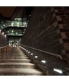 3W LED Treppenlicht - IP65, schwarz, rechteckig, 4000K, 110lm