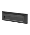 3W LED Treppenlicht - IP65, schwarz, rechteckig, Außenbereich, 230 x 80 x 28 mm