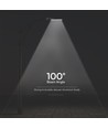 V-Tac 100W LED-Straßenleuchte - Samsung Chip, Ø60mm, IP65