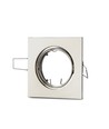 GU10 Lampe - quadratisch, satin Nickel