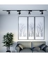 35W 3-Phasen Schienenstrahler - 24 Grad, 4000K, schwarz, COB LED, IP20