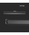 20W LED Linear Wandleuchte, 101cm - IP65, 3000K, schwarz, 150 Grad Abstrahlwinkel