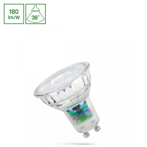 GU10 2,5W LED-Leuchtmittel - 38°, 210lm/W, 230V