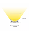 10m AnyCut Neon Flex 10x10 Neutralweiß LED-Strip - 10W/m, 24V, Kein Schnittabstand
