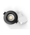 7W Ø8,3cm DimToWarm+CCT Einbaustrahler dimmbar RA96 - Loch: Ø6,8 cm, Schwarz