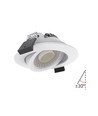 7W Einbaustrahler RA96, DimToWarm+CCT, Dimmbar - Loch: Ø6,8 cm, Maße: Ø8,3 cm, Weißer Rand