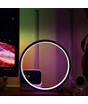 Slim Circle RGBIC Lampe - Weiß, Ø30cm, Bluetooth, 5V USB