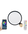 Slim Circle RGBIC Lampe - Weiß, Ø30cm, Bluetooth, 5V USB