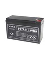 12V / 7Ah Bleiakku - 151x65x100mm, ABS, VRLA wiederaufladbare Batterie