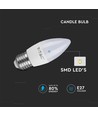 4,5W LED Kerzenlampe E27 - 6500K