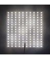25x25 faltbares 17,5W RGB+CW LED-Panel RA95 - 24V DC, IP20