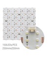 25x25 faltbares 17,5W RGB+CW LED-Panel RA95 - 24V DC, IP20