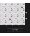 25x25 faltbares 17,5W RGB+CW LED-Panel RA95 - 24V DC, IP20