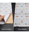25x25 faltbares 17,5W RGB+CW LED-Panel RA95 - 24V DC, IP20