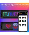 1x Pixel Matrix Panel 32x96 - Bluetooth, 5V USB
