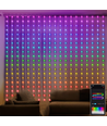 RGBIC Lichtvorhang 2x2 Meter - Programmierbare Muster und Text