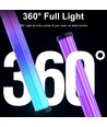 2er-Set RGBIC Tischlampen - 33 cm, 360° Lichteffekt