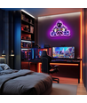 Gamer Neonschild mit LED-Licht - Großes Modell 39x33 cm, perfekt für das Gaming-Zimmer