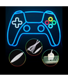 Controller Neon Schild Gamepad, LED Licht - Großes Modell 39x27 cm, perfekt für Gaming Zimmer