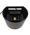 6W Wandleuchte - IP65, Rund, RGB + CCT Tuya, Schwarz, Up/Down, Verstellbar, Innen / Außen, Inkl. Leuchtmittel