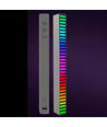 RGBIC Musik-Sync-Schreibtischlampe - 18 cm, eingeb. Akku, Bluetooth
