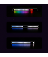 RGBIC Musik-Sync-Schreibtischlampe - 18 cm, eingeb. Akku, Bluetooth