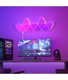 10 Stk. Hexagon Tri Panels - Wandleuchte, RGBIC, Fernbedienung, App-Steuerung