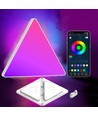 RGBIC Hexagon Tri Panels Set 6 Stück - Fernbedienung, App-Steuerung, Wandlicht