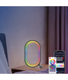 Elliptische RGBIC-Lampe - 25x15 cm, 10W, Fernbedienung, USB