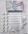 6er-Set Hexa-Light RGBIC Komplettset - Wandmontage, Bluetooth-App, USB
