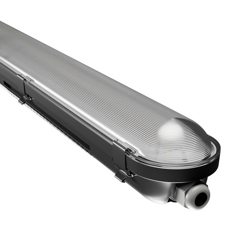 LIMEA Gigant Pro 40W/33W/26W/20W - Wasserdicht 1200mm, Neutralweiß, 230V, 120°, IP66, IK10, 1200x80x68mm, Schwarz.