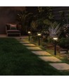 2,5W SOLARA FUNGI LED Tischleuchte, 3,7V - 200lm, IP44, 2700K, wiederaufladbar, schwarz