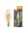 E14 6W LED Kerzenbirne - Filament, 680lm, 2200K, warmweiß, Ersatz 60W