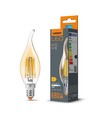 E14 6W LED Kerzenbirne mit Flammeneffekt - 680lm, 2200K, 360 Grad, flicker free, ersetzt 52W