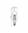 E14 6W LED Filament Windstoßkerze - C35, 806lm, 4000K, flicker free, ersetzt 60W