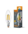 E14 6W LED Kerzenbirne - Filament, 806lm, 3000K, 360 Grad, flicker free, ersetzt 60W
