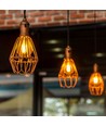 E27 10W LED Filament Birne - A60, 1050lm, 2200K, Amber Glas, 360° Abstrahlwinkel