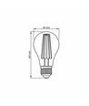 E27 10W LED Filament Birne - A60, 4000K, 360 Grad, Glas
