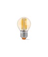 E27 6W LED Filament Tropfenlampe - G45, 2200K, Amber Glas, 360 Grad, 750lm