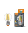 E27 6W LED Filament Tropfenlampe - G45, 800lm, 4000K, flicker free