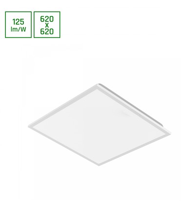 62x62 LED Panel, 40W - 125lm/W, 4000K, weißer Rand, 3 Jahre Garantie