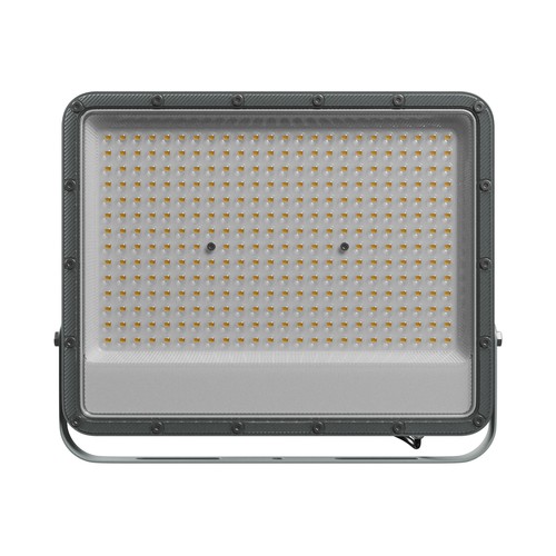 Noctis Max Leuchte 200W - Kaltweiß, 230V, 85°, IP65, 346x286x40 mm, Grau.